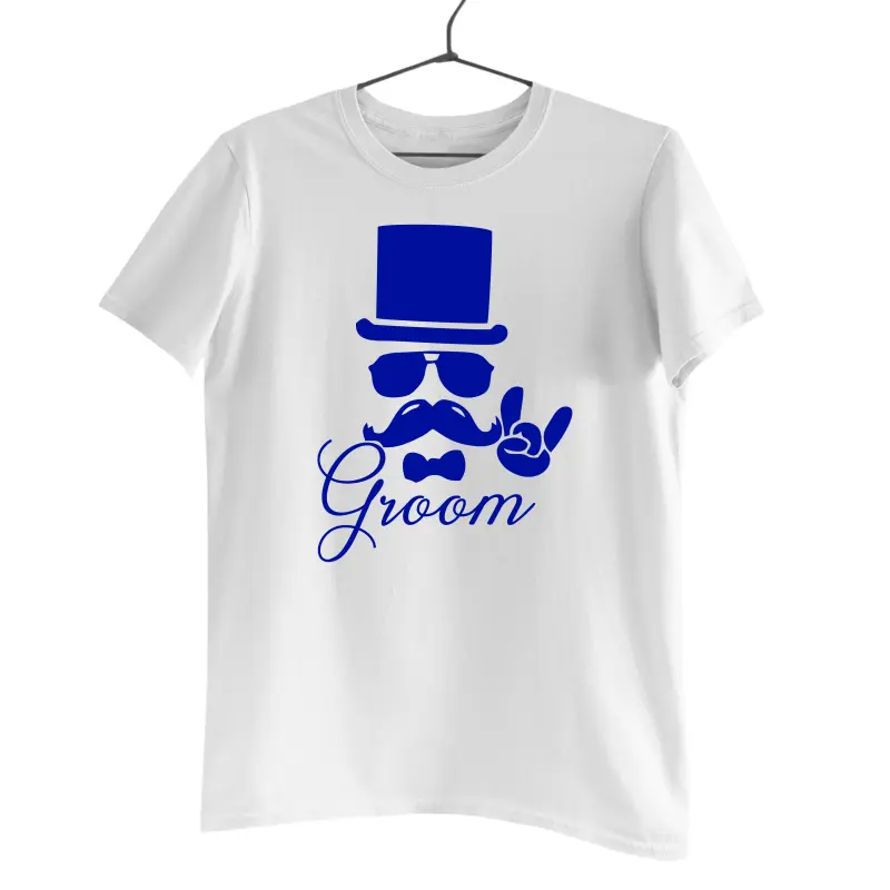 Groom, tricou cu mesaj